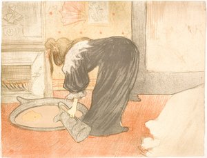Mulher na banheira de Henri de Toulouse Lautrec