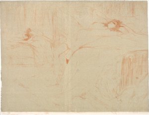 Mulher nas costas, cansaço de Henri de Toulouse Lautrec