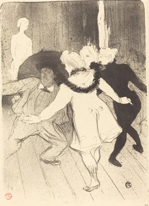 Folies-Bergere: Os Censores de M. Prudhomme de Henri de Toulouse Lautrec