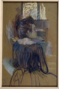 Mulher na janela de Henri de Toulouse Lautrec