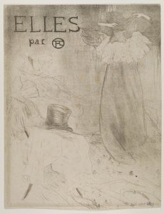 Frontispício para mulheres de Henri de Toulouse Lautrec