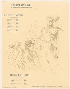Homenagem a Molière de Henri de Toulouse Lautrec