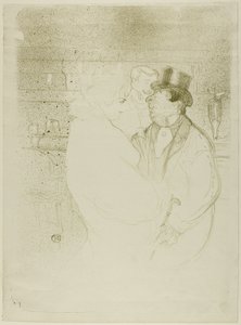 Ida Heath no Bar de Henri de Toulouse Lautrec
