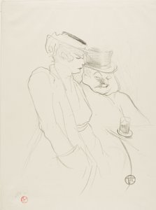 Em seus quarenta de Henri de Toulouse Lautrec