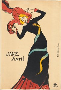 Jane Avril de Henri de Toulouse Lautrec