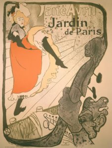 Jane April de Henri de Toulouse Lautrec