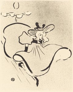 Jane Avril, 1893 von Henri de Toulouse Lautrec