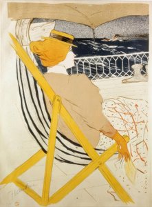 La Passagere du 54 old Promenade and Yacht de Henri de Toulouse Lautrec
