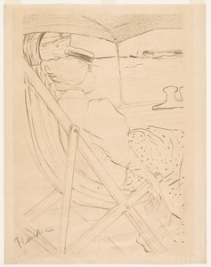 O passageiro de 54 de Henri de Toulouse Lautrec
