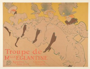 A Trupe de Mademoiselle Eglantine (Mademoiselle Eglantine de Henri de Toulouse Lautrec