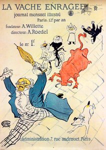 A Vaca Enfurecida, 1896. de Henri de Toulouse Lautrec