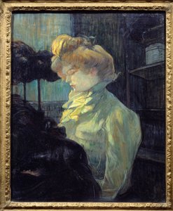 La modist Painting de Henri de Toulouse Lautrec (1864-1901) 1900 Sun. 0,61x0,49 m Albi, museu Toulouse Lautrec de Henri de Toulouse Lautrec