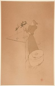 La modiste, Ren?e Vert (The Milliner, Ren?e Vert) de Henri de Toulouse-Lautrec