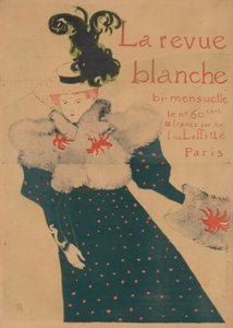 La revue blanche von Henri de Toulouse-Lautrec
