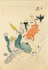 A vaca zangada de Henri de Toulouse Lautrec