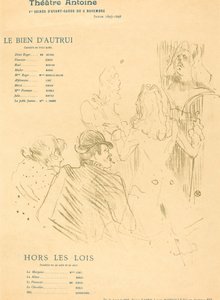 O Bem dos Outros; Foras da lei de Henri de Toulouse Lautrec