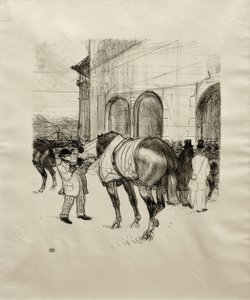 Le Paddock de Henri de Toulouse Lautrec