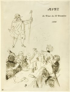 Le Suisse, Menu de Henri de Toulouse Lautrec