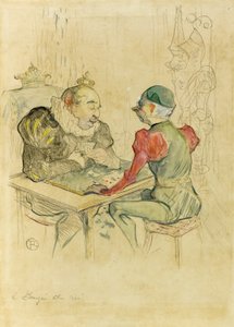 O bezigue de Henri de Toulouse Lautrec