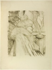 Saindo do Teatro de Henri de Toulouse Lautrec