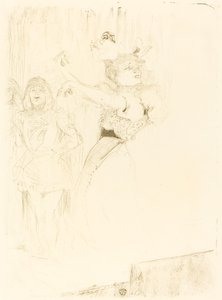 Lender Dançando o Bolero em "Chilperico" de Henri de Toulouse Lautrec