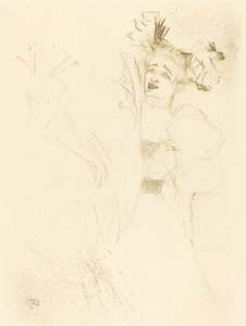 Lender Full Face in Chilperic Lender de face dans Chilpéric, 1895. de Henri de Toulouse Lautrec
