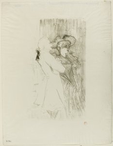 Lender e Auguez em La Chanson de Fortunio de Henri de Toulouse Lautrec