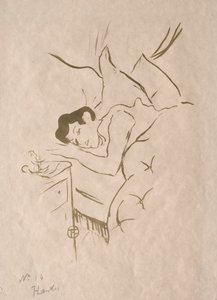 As velhas histórias: sua boca de Henri de Toulouse-Lautrec