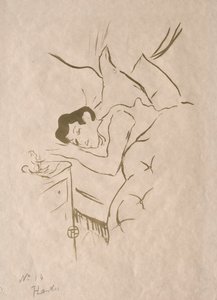 As velhas histórias: sua boca, 1893. de Henri de Toulouse Lautrec