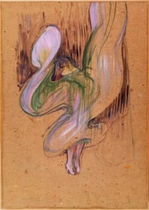 Loïe Fuller no Folies Bergère de Henri de Toulouse Lautrec