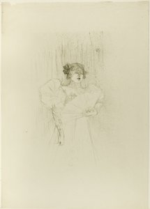 Luce Myres, vista frontal de Henri de Toulouse Lautrec