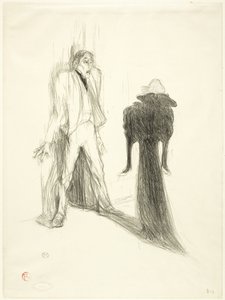Lugné-Poé, em Imagem de Henri de Toulouse Lautrec