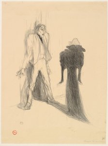 Lugné Poë e Berthe Bady em A Imagem de Henri de Toulouse-Lautrec