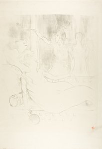 Madame Simon-Girard, Brewer e Guy em La belle Hélène de Henri de Toulouse Lautrec