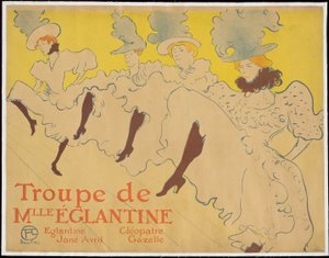 Trupe de Mademoiselle Eglantine de Henri de Toulouse Lautrec
