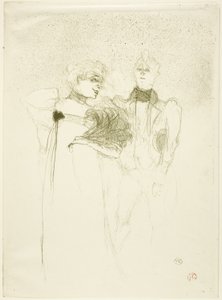 Mademoiselle Lender, em Madame Satan de Henri de Toulouse Lautrec