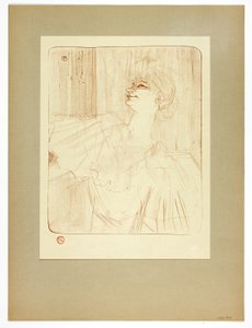 À Menilmontant de Bruant, prato quatro de Yvette Guilbert de Henri de Toulouse Lautrec
