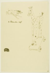 Menu Sylvain de Henri de Toulouse Lautrec
