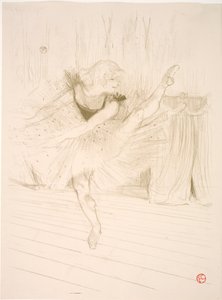 Senhorita Ida Heath, dançarina inglesa de Henri de Toulouse Lautrec