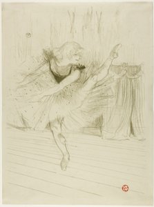 Senhorita Ida Heath, dançarina inglesa de Henri de Toulouse Lautrec