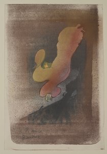 Miss Loïe Fuller, 1893 (litografia colorida em papel de parede) de Henri de Toulouse Lautrec