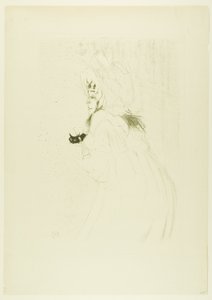 Miss May Belfort fazendo uma reverência de Henri de Toulouse Lautrec