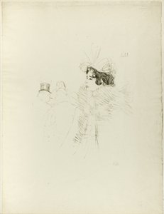Miss May Belfort no Bar Achille de Henri de Toulouse Lautrec