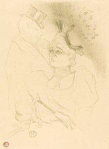 Mlle. Lender e Barão Mlle. Lender e Baron, 1893. de Henri de Toulouse Lautrec
