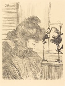 Mme. Le Marguoin, chapeleiro Mme. Le Marguoin, chapeleiro, 1900. de Henri de Toulouse Lautrec