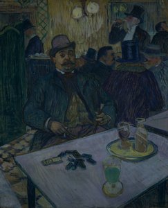 Sr. Boileau no Café, 1893. de Henri de Toulouse Lautrec