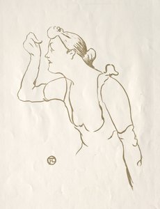 Paula Brebion de Henri de Toulouse-Lautrec