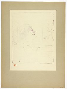 Pessima, prato três de Yvette Guilbert de Henri de Toulouse Lautrec