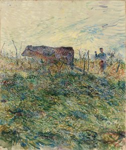 Arando na vinha, 1883 de Henri de Toulouse Lautrec