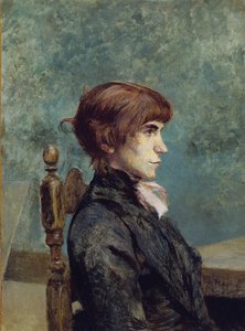 Retrato de Jeanne Wenz, 1886. de Henri de Toulouse Lautrec